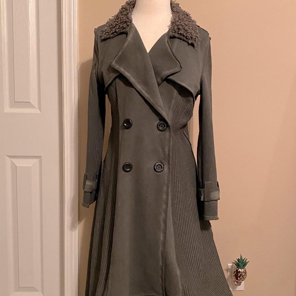 NWOT Adore double breasted coat. Size medium